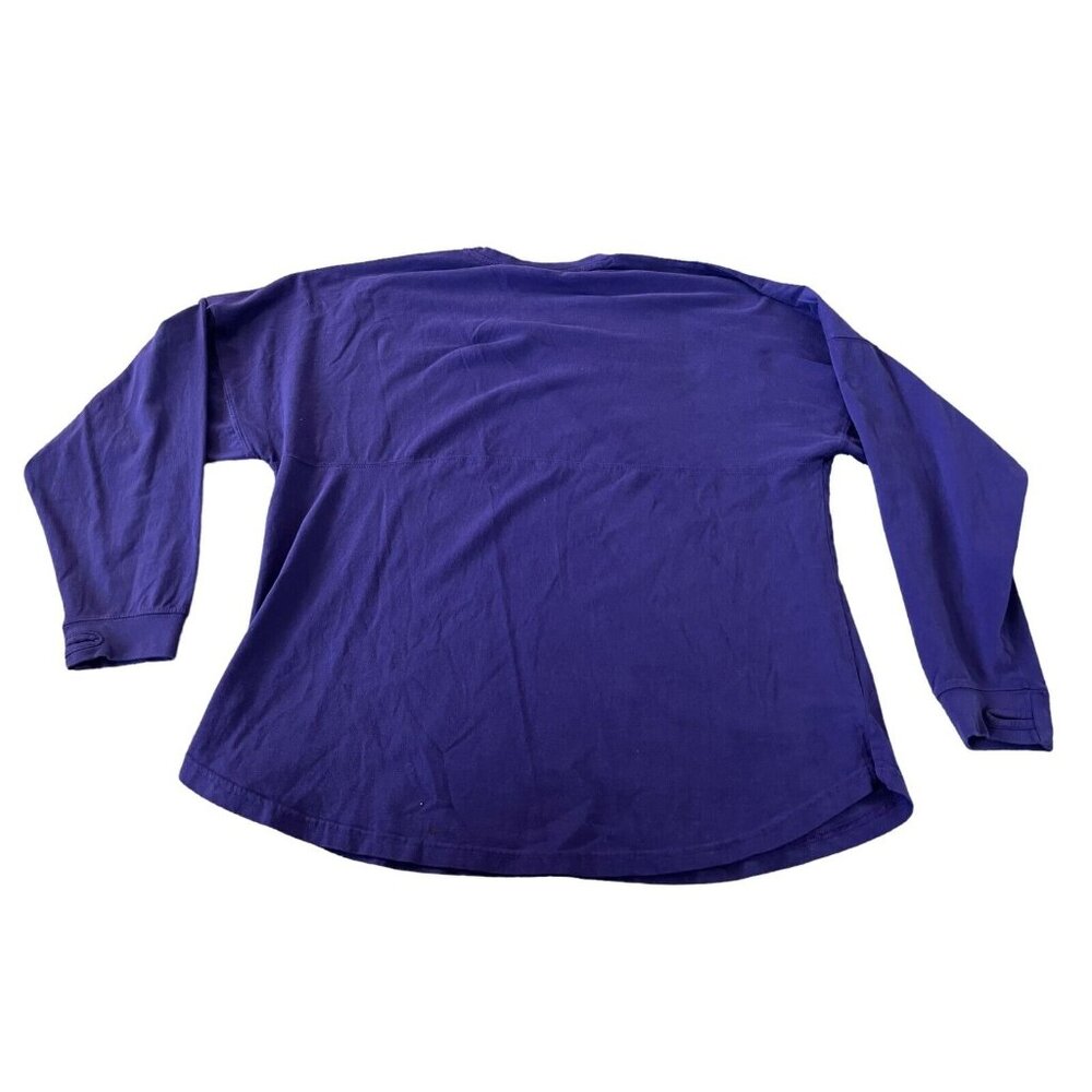 Pressbox Mens Long Sleeve T Shirt Purple Size XL Cotton Round Hem Pullover - Picture 3 of 7